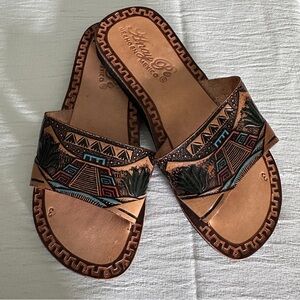 Handmade Leather Sandals – Made in Mexico‎ – Size 3 (Approx. US Women’s 5)